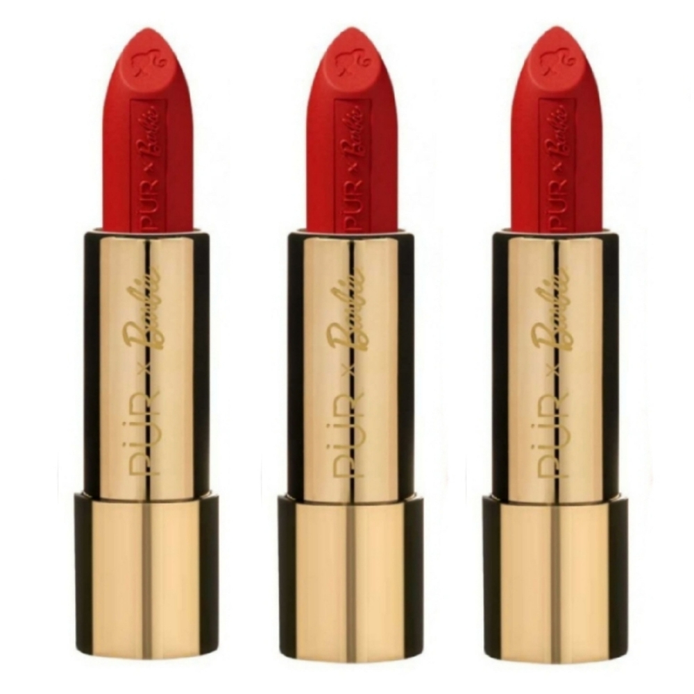 NEW 3× Pur X Barbie Iconic Lips Matte Lipstick CEO